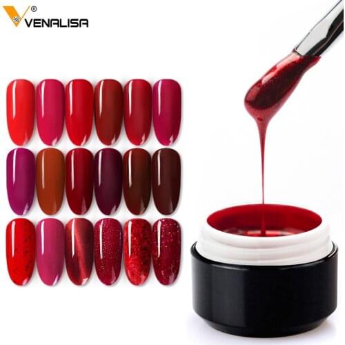 Venalisa 30 color 5ml nail art design uv led gel lacquer soak off color uv led paint enamel nail polish gel lacquer varnish gel