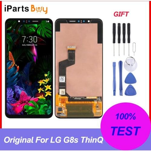 IPartsBuy for LG G8s ThinQ Original LCD Screen and Digitizer Full Assembly