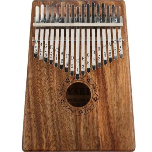 Kalimba 17 Keys Marimba African Thumb Piano Mbira Finger Piano Percussion Keyboard Music Instruments Acacia Koa Solid Wood