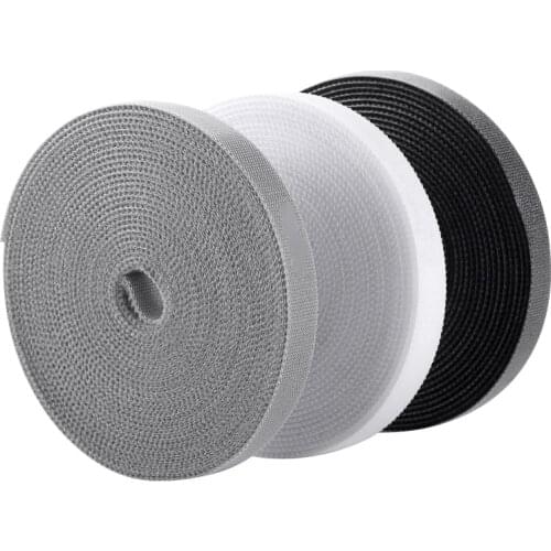 5M/3M Velcros Adhesive Nylon Cable Tie Wire and Cable Organizer Velcro Can Be Cut and Bundled Wire Organizer Double-sided Tape