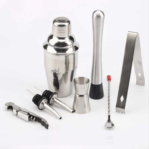Cocktail Shaker Boston Stainless Steel Bar Accessories Barware Martini Drink Mixer Party Tools Wine Bartender Set High Quality