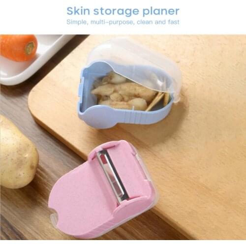 2021 New Snail Peeler Stainless Steel Multifunctional Storage Type Peeling Knife With Barrel Vegetable And Fruit Peeler Dropship