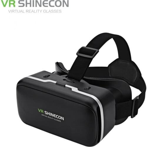 UiRiQi Shinecon VR Virtual Reality Glasses 3D VR Headset Helmet For 4.7-6" Smart Phones 3D VR Box Immersive Viewing And Gaming
