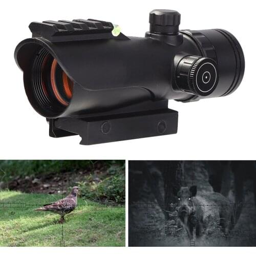 1X40 Optical Hunting Binoculars Waterproof Portable Scope Shockproof Hunting Rail Riflescope Outdoor Camping Hiking Supplie