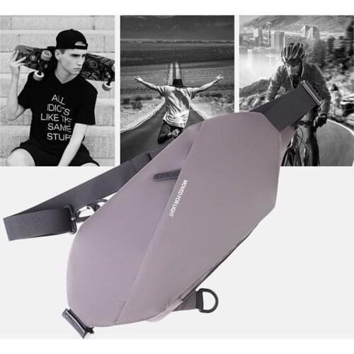 Casual Large Capacity Crossbody Pouch 2021 New Unisex Chest Bags Waterproof Outdoor Messenger Bags Anti-Theft Men Short Trip Bag