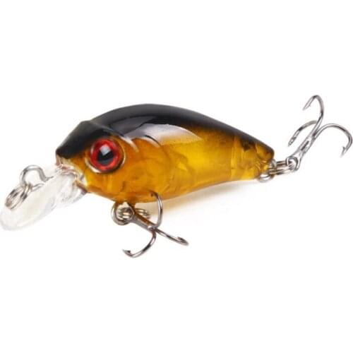 1pcs Topwater Fishing Lure 4.5cm 3.5g Crankbait Fishing Wobblers Artificial Hard Bait Bass Pesca carp fishing tackle