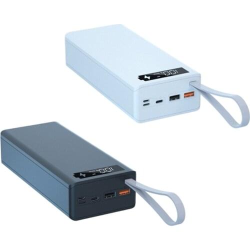 Detachable QC3.0 PD LCD Display DIY 16x18650 Battery Case Power Bank Shell Box