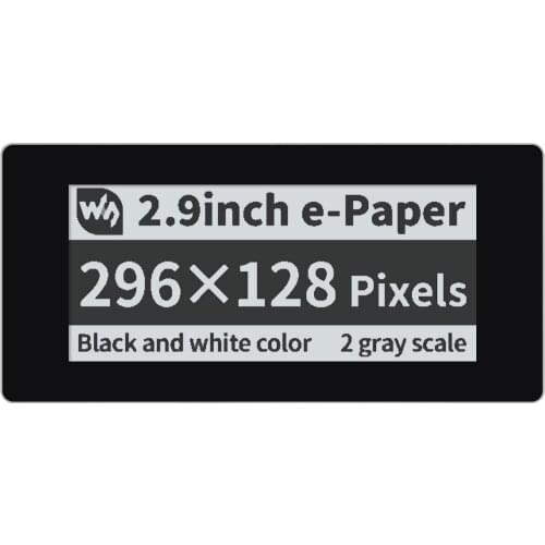 Waveshare 2.9inch Touch E-Paper Module For Raspberry Pi Pico, 296×128 Pixels, Black / White, SPI Interface