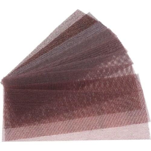 70*198mm Mesh Abrasive Dust Free Sanding Discs Sheet Hook Loop Anti-blocking Dry Polishing 80-1000 Grit