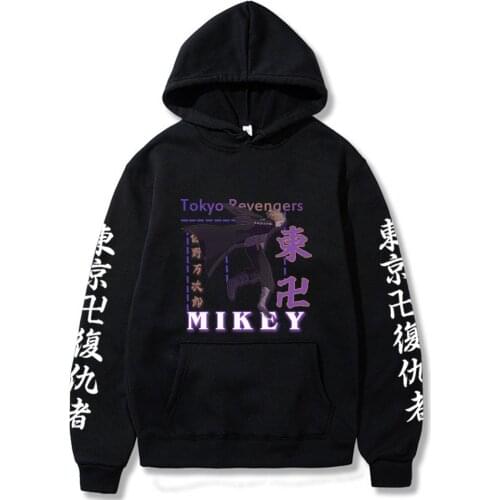 Tokyo Revengers Sweatshirt Japanese Anime Graphic Hoodie Winter Unisex Oversized Sportswear