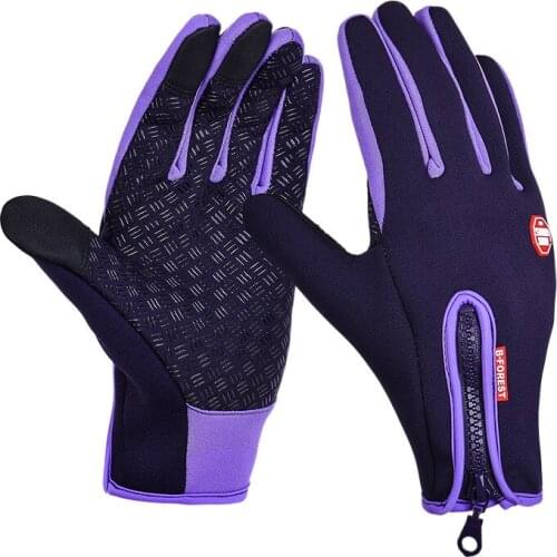 Windproof Outdoor Sport Full Finger Glove Anti Slip Touch Screen Water Resistant Washable Glove Cycling Bicycle Motorcycle Bike
