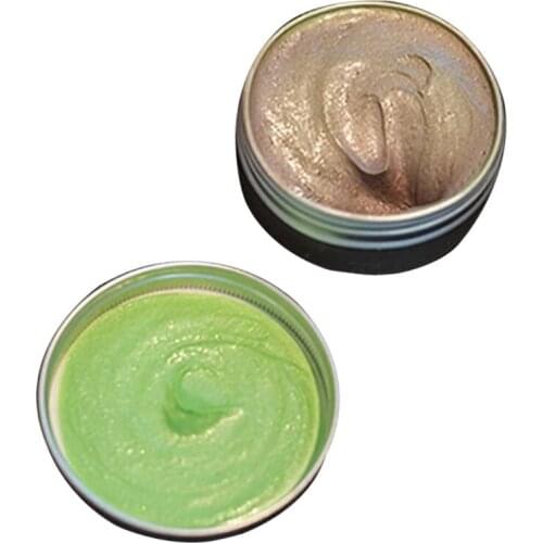 Temporary Temperature Color Changing Hair Dye Wax Mud Non-Irritating Easy to Clean Hairstyle Disposable Coloring Paste for G99E
