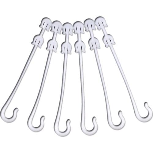 150PCS Fruit Tomato Vine Stem J Hook Clips Plant Support Garden Clips Hanging Pull Hook Holder Vine Stem Anti-Break