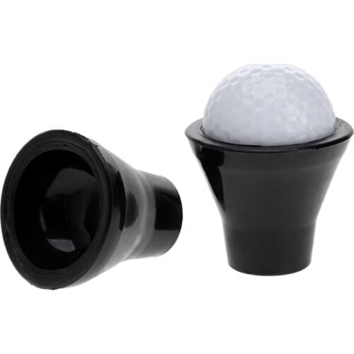 2Ps/Set Black Rubber Golf Putter Sucker Finger Ball Retriever Pick up Golf Training Aids Accessories Golf Ball Pick up Retriever