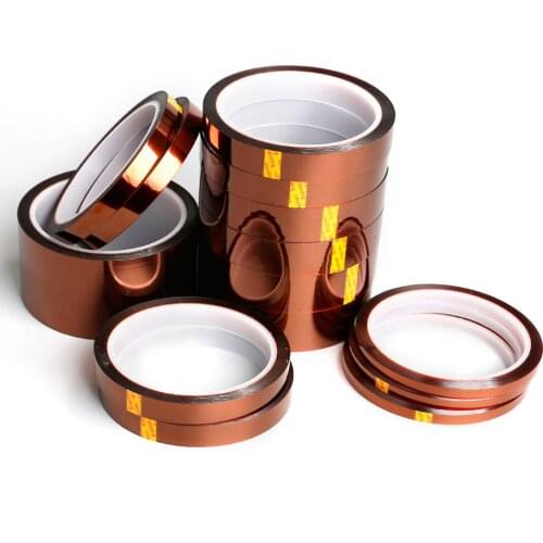 3pcs Polyimide Tapes High Quality Heat Resistant High Temperature Tape For Electronic Repair 33M Adhesive Insulation Heat Tapes