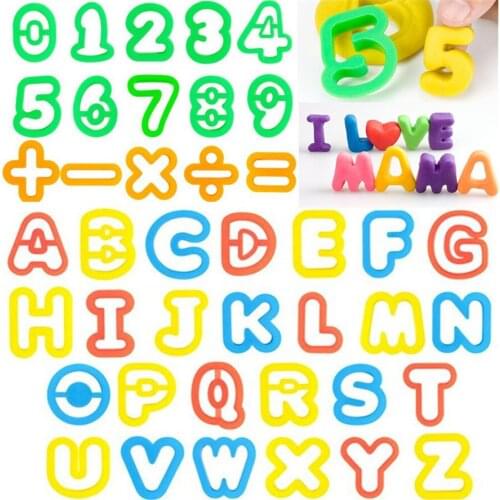 41PCS Plastic DIY Plasticine Mold Modeling Clay Kit Color Play Dough Model Sculpture Tool Toys for Children Baby Learning Toy