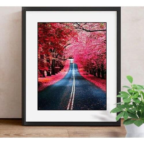 Diamond Mosaic Landscape 5D Diy Diamond Painting Scenery Full Square 3D Cross Stitch Kits Room Decor Needlework