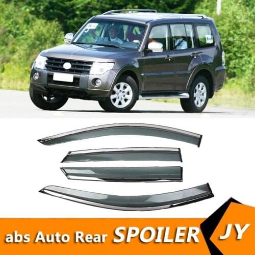 For Mitsubishi Pajero 2008-2011 Window Visor Vent Shades Sun Rain Deflector Guard For Pajero Auto Accessories 4PCS/SET