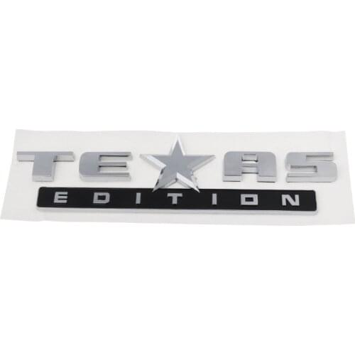 TEXAS EDITION Emblem 3D Universal Decal For Chevy Silverado GMC Sierra Truck Dropshipping