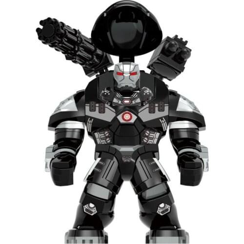 Marvel Big Size Iron Man James Rhodes War Machine Hulkbuster Figure Blocks Construction Building Bricks Toys For Children