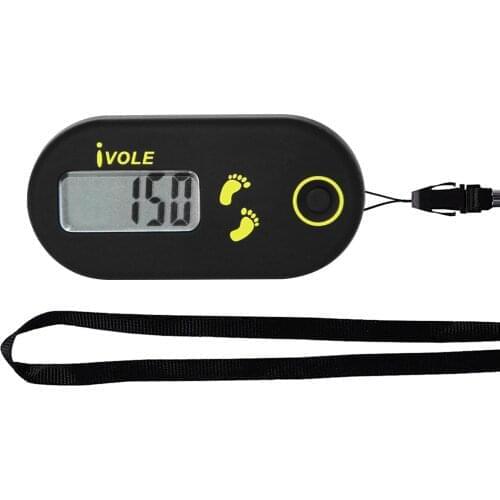 Multi-Function Mini Belt Clip Digital Pedometer Walking Steps Count KM Distance Calculation Counter Fitness Accessory