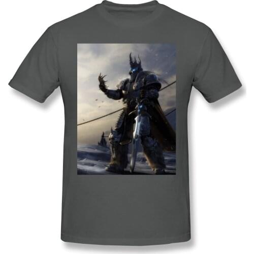 Man Litch King Arthas World Mage,Gamer,Gaming,Alliance fitness Novelty shirt