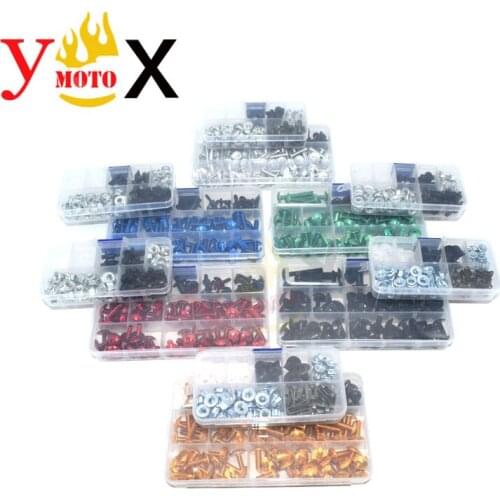 233pcs Motorcycle M4 M5 M6 Fairing Bodywork Screw Bolt Fastener Clip Nut Kits For SUZUKI GSX1250 GSF1250 BANDIT SV1000 SV650 GSR