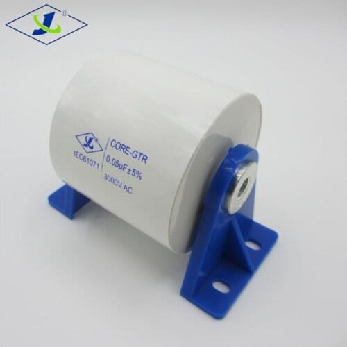 New 0.05UF 3000VAC 80A 5000VDC high frequency resonant film capacitor for medium and high frequency machines