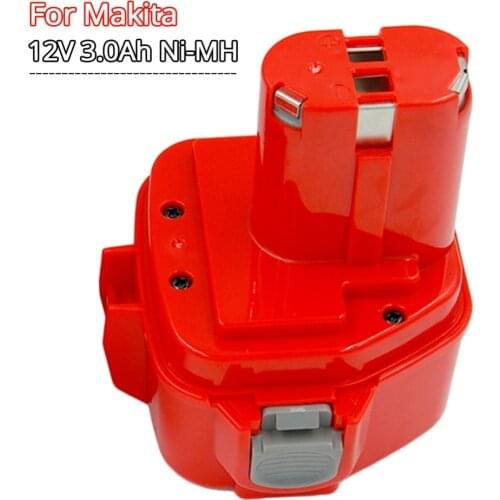PA12 Power Tools Rechargeable Battery 12V 3A Nimh for Makita Cordless screwdriver drills battery 1220 1222 1233 1234 1235 6317D