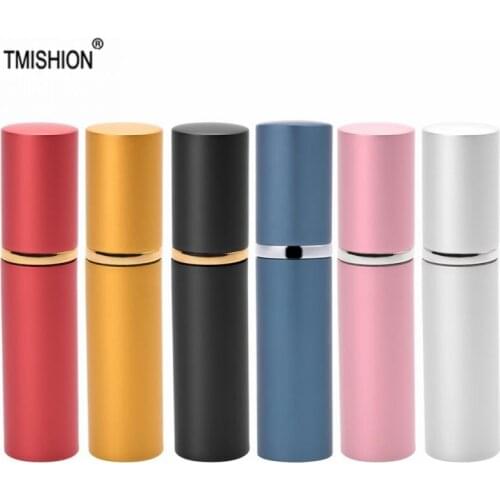 Portable 10ml Perfume Glass Bottle Travel Aluminum Spray Atomizer Empty Metal Parfume Atomiser Sprayer