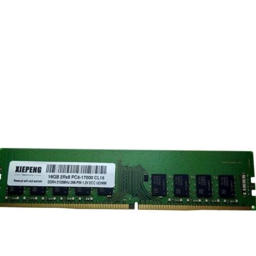 For Intel Server Board S1200SPS S1200SPSR M10JNP2SB M10JNP RAM 8GB 2rx8 PC4-17000 ECC Unbuffered 16GB DDR4 2400 2666 MHz Memory