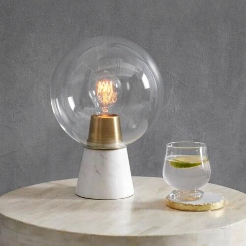 Nordic wind table lamp bedroom industrial wind retro table lamp bedside lamp desk room light luxury table lighting