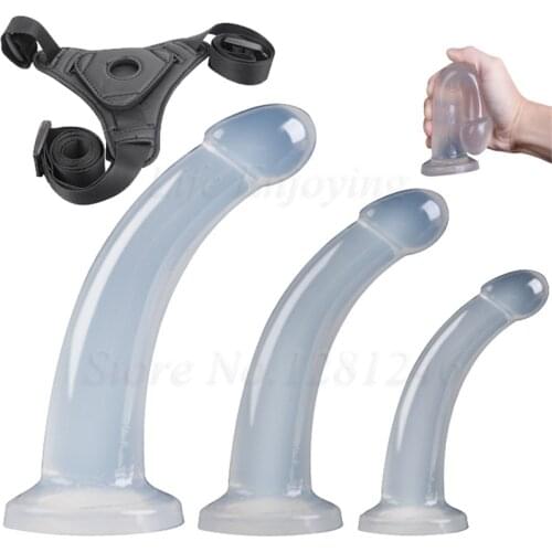 Strapon Panties Real Dildo Anal Plug,Prostate Massager Butt Plug Anal Vagina Erotic Sex Toys Masturbation for Lesbian Woman Men