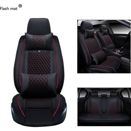 Flash mat Universal Leather Car Seat Covers for Infiniti All Models M35/M37/M56 Q50L QX50 ESQ Q70L QX60 Q60 QX70 Q50 fx35 G35