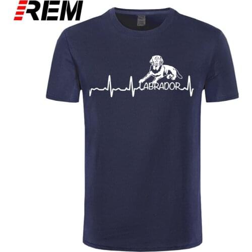 Boy Heartbeat Labrador Funny T Shirt For Dog Lover Tee Shirt Streetwear T Shirt Hot sale