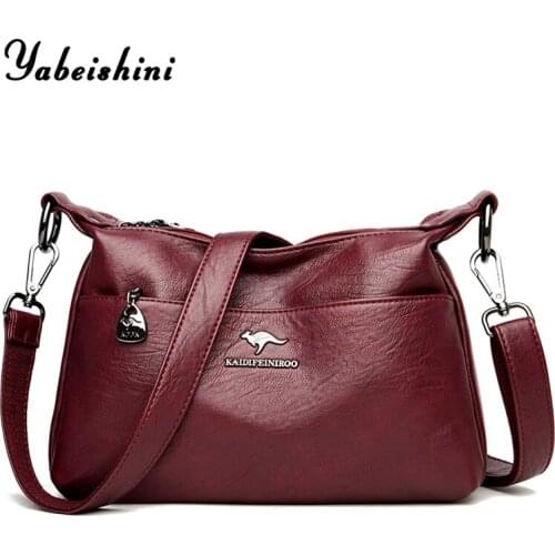 Fashion Luxury Handbags Womens Leather Shoulder Bags 2020 New Autumn Sac a Main Lady Messenger Retro Bag