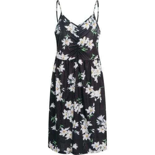 Fashion Long Maxi Dresses Big Sizes For Women Sexy Dress Floral 2021 Print Summer Casual Short Tank Brick Beach Dress Vestido