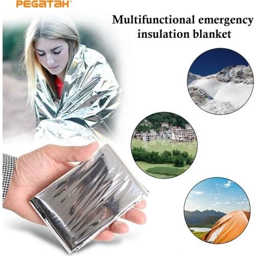 Winter Curtain Military Blanke Emergency Thermal Blanket Outdoor WaterProof Survival Rescue Blanket Foil Thermal Space First Aid