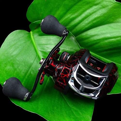 1pcs Bait Cast Fishing Reel Magmetic Brake System Reel 18+1 BB 7.1:1 High Speed 10KG Max Drag Baitcasting Reel Wheel Carp Tackle