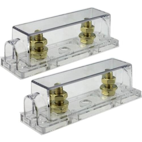 2 pcs high quality Plug-in type 150A Gold-plated Fuse and 150A ANL Fuse Holder for car truck