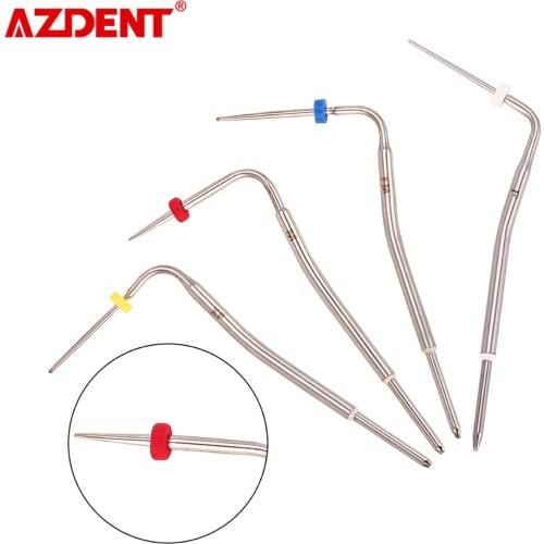 4 PCS/Kit Dental Gutta Percha Pen Heated Tips Filling and Injection Needle Tip F XF FM M for Endodontic Root Obturation System