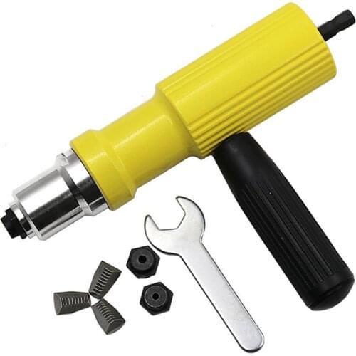 Electric Rivet Nut Gun Adaptor Cordless Riveting Drill Adaptor Insert Nut Power Tool Accessories