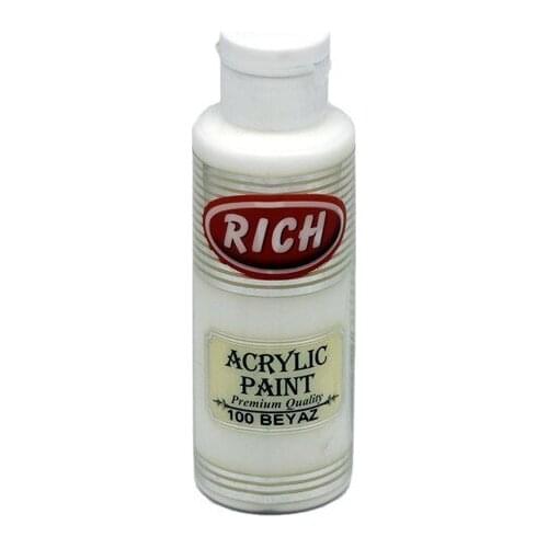 Rich Acrylic Paint 130 Cc White paintable decorative objects декоративные предметы под роспись