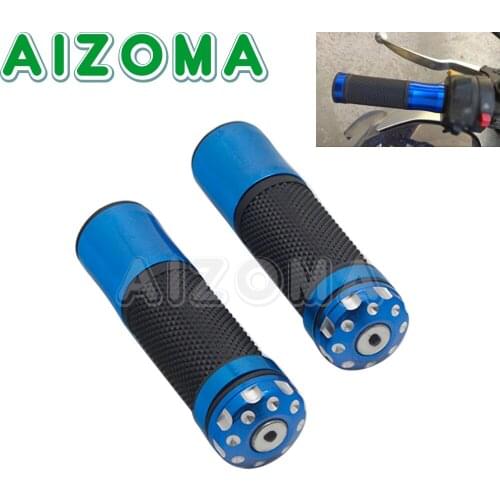 Aluminium Rubber Motorcycle Handle Grips Motorcross Dirt Pit Bike Motor Handlebar Grips For Yamaha R1 R3 R6 Scooter Sports Bike