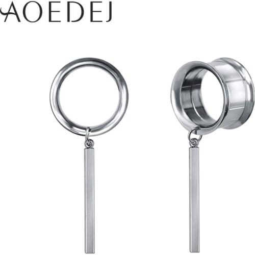 AOEDEJ Piercing Tunnel Plug Dilataciones oreja Piercing Stainless Steel Ear Plugs and Tunnels Ear Gauges Expander Piercing Ear