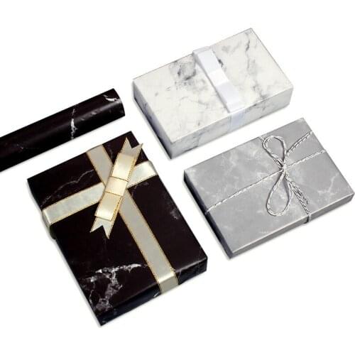 50x70cm Marble Style Wrapping Paper Sheets for Wedding Kids Birthday Holiday Baby Shower Wrap Craft Paper Decor Gifts