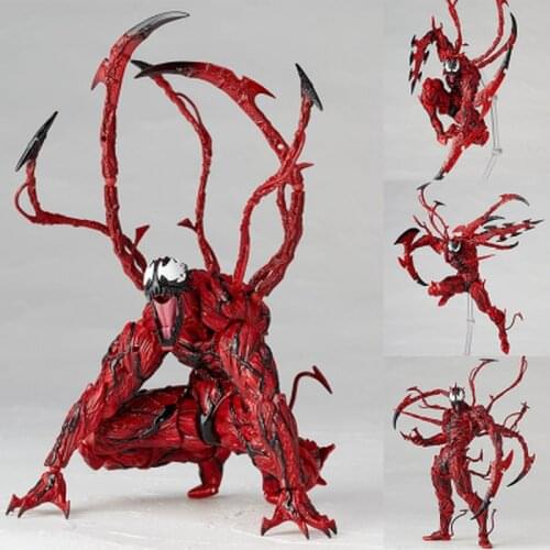 Disney Red Venom Carnage Amazing SpiderMan BJD Joints toys Movable Action Figure Model Toys christmas gift