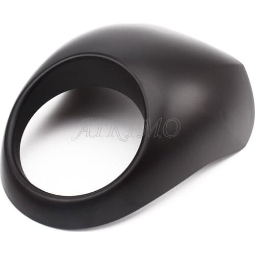 Motorcycle Head light Mask Headlight Fairing Front Cowl Fork Mount For Harley Sportster Dyna FX XL 883 1200 Motor Accessories