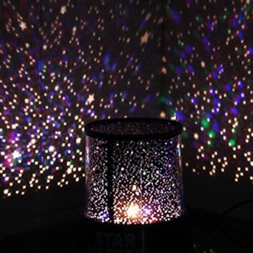 Colorful Romantic Moon Master Star Sky Projector Universal Amazing Cosmos Night Light Kid Christmas Present Gift Lamp Light