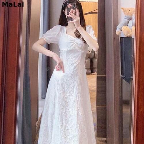 Malai Summer Dresses With Flounces